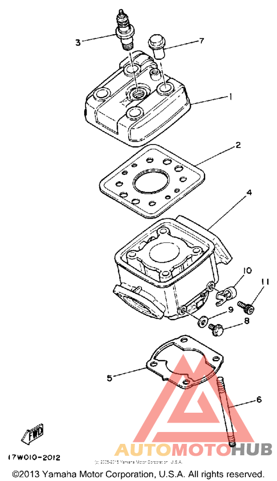 Cylinder head - cylinder
