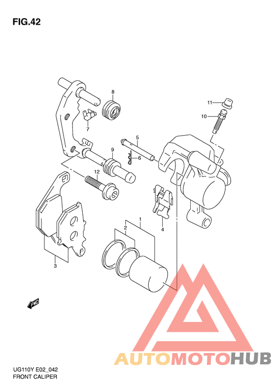 Передний суппорт