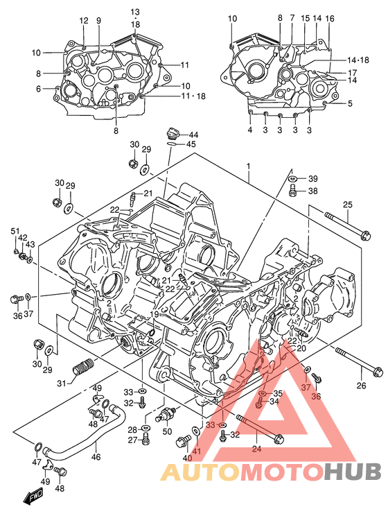Картер двигателя