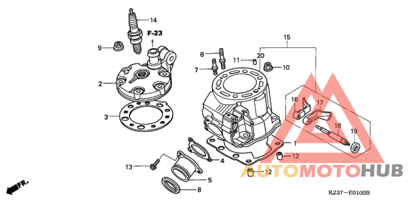 Cylinder/cylinder head