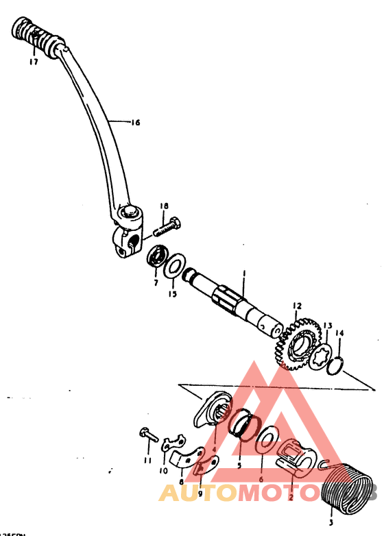Ножной стартер