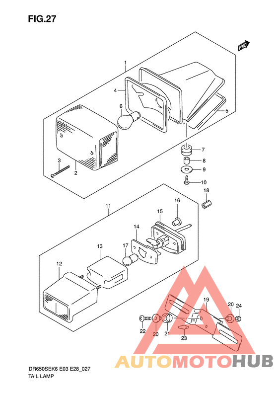Задний фонарь