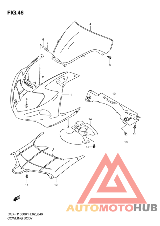 Cowling body