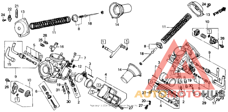 Детали карбюратора