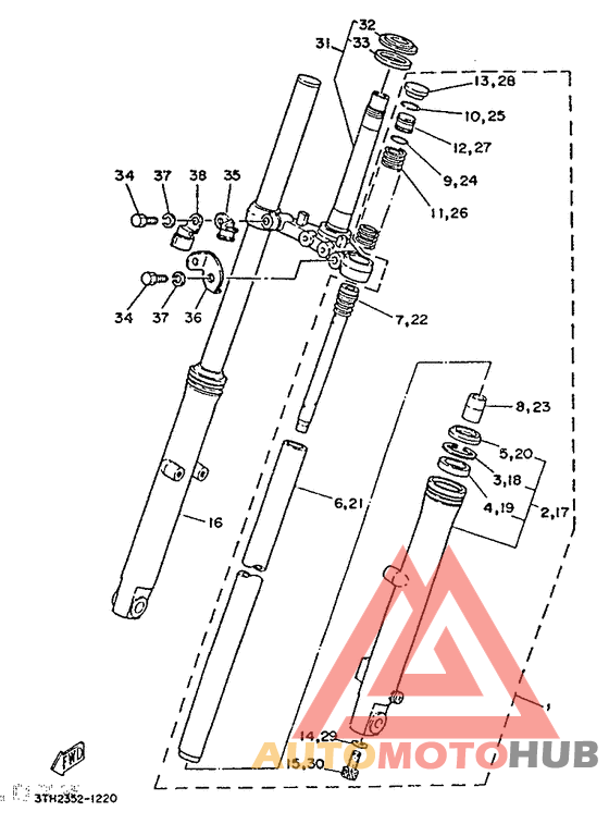 Передняя вилка