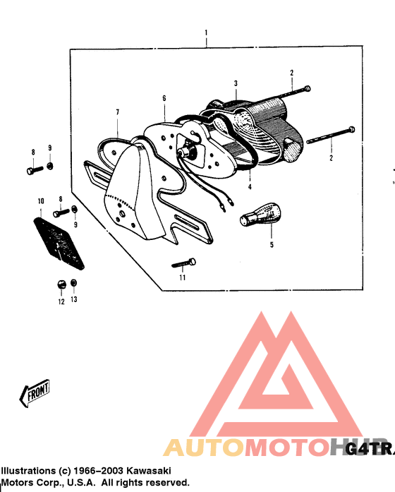Taillight unit ass`y