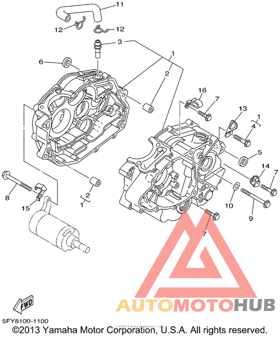 Картер двигателя