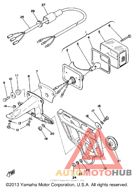 Задний фонарь