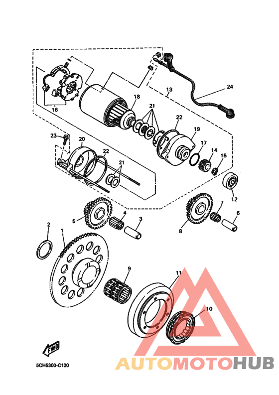 Муфта стартера