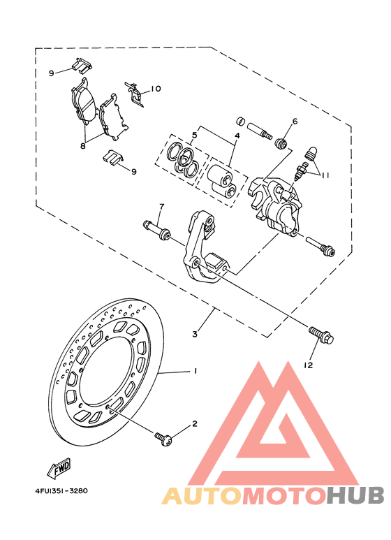 Передний суппорт