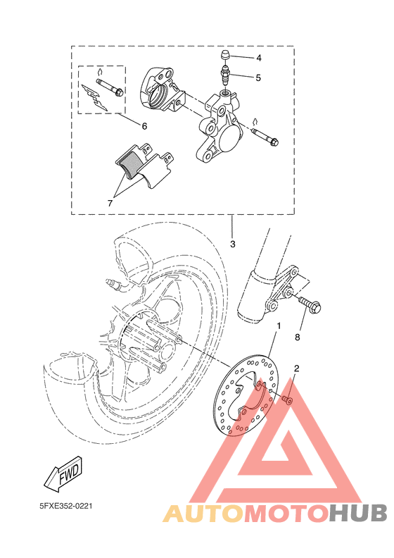 Передний суппорт