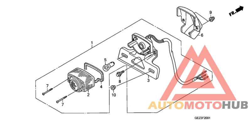 Taillight unit ass`y