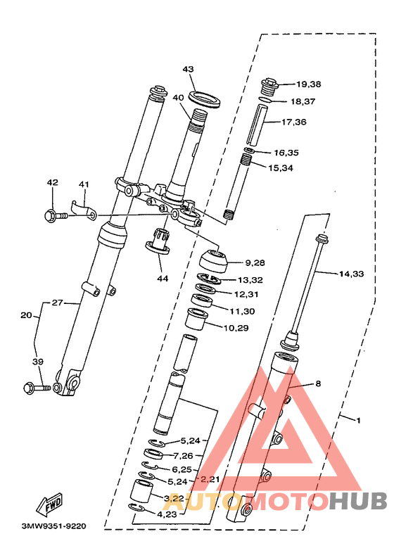 Передняя вилка