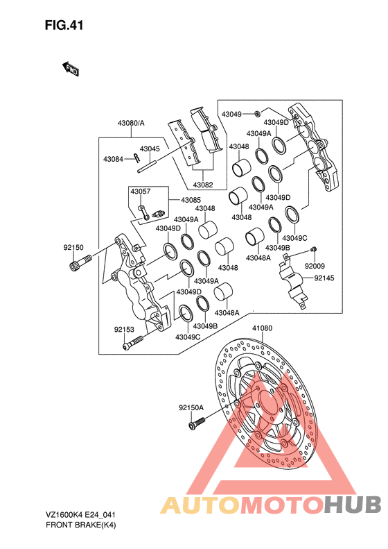 Передний суппорт