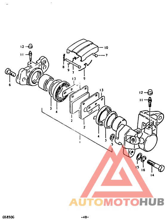 Задний суппорт