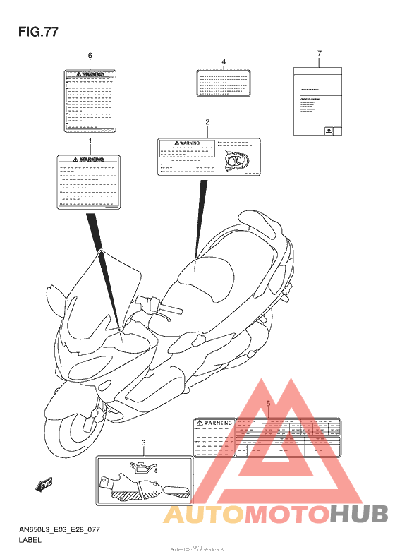 Label (An650L3 E03)