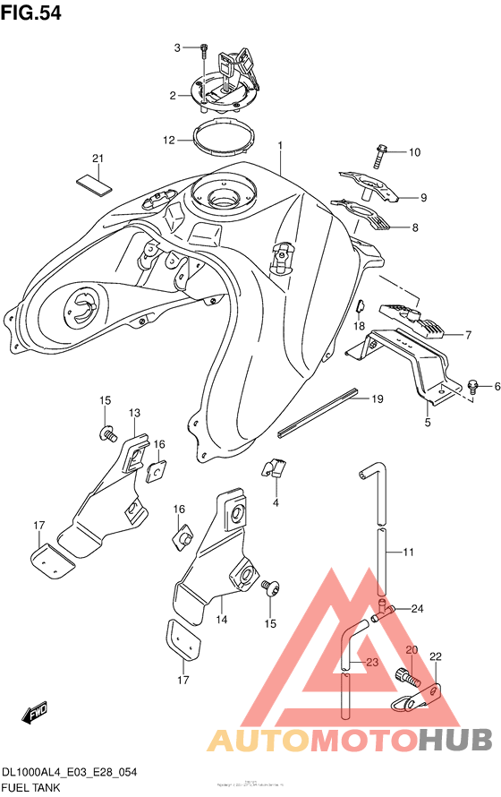 Fuel Tank (Dl1000Al4 E33)