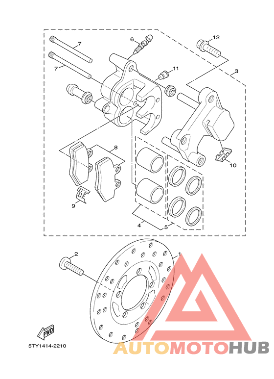 Передний суппорт