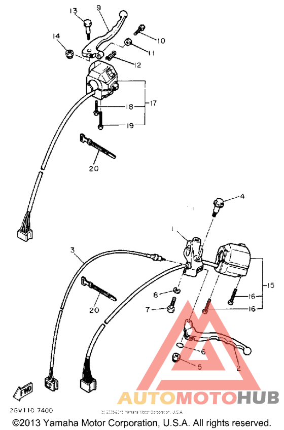 Handle switch-lever