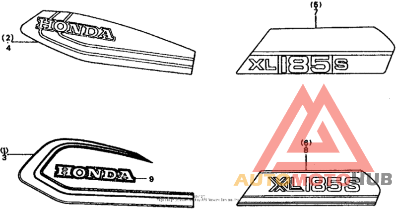 Stripe + emblem 79-80