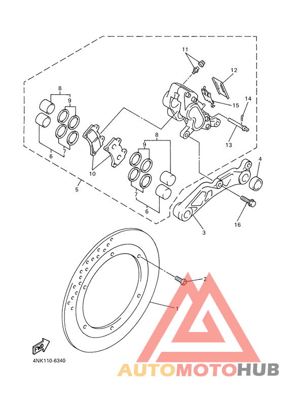 Задний суппорт