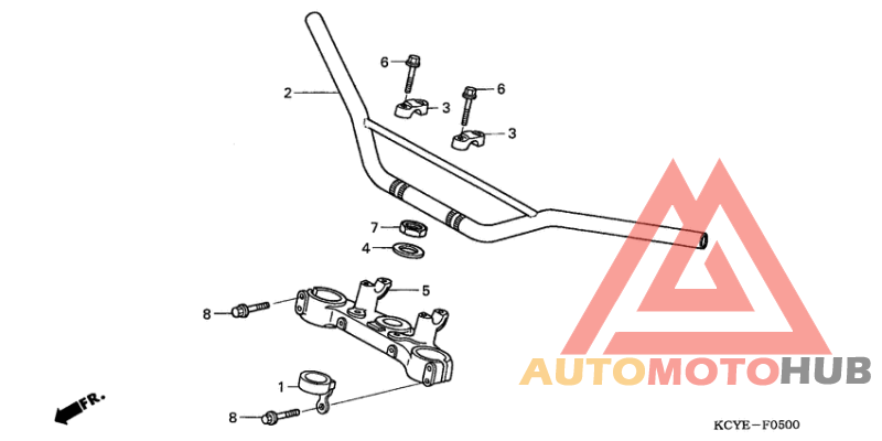 Handle pipe/top bridge