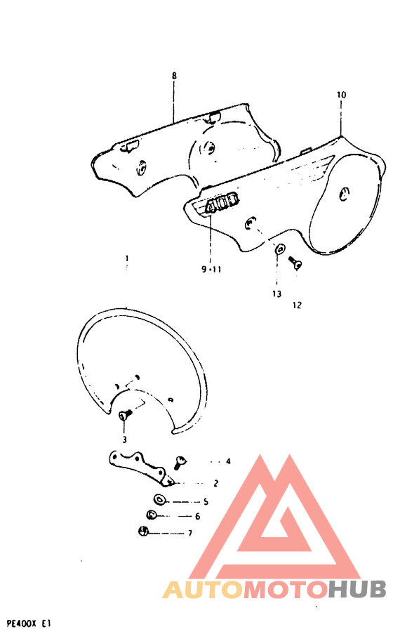 Обтекатель задний