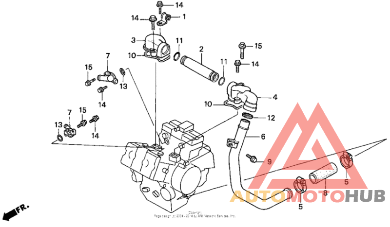 Патрубки охлаждения
