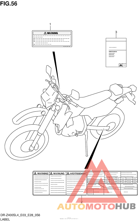 Label (Dr-Z400Sl4 E28)