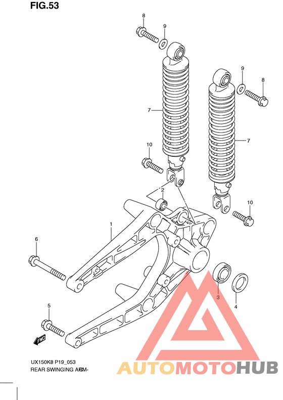 Rear swingingarm