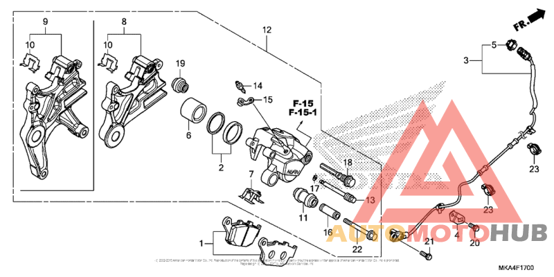 Задний суппорт