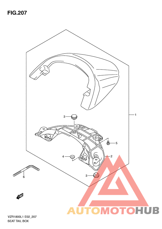 Seat tail box
