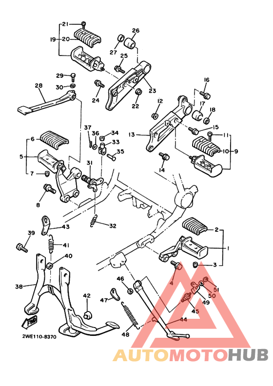 Support & repose pied
