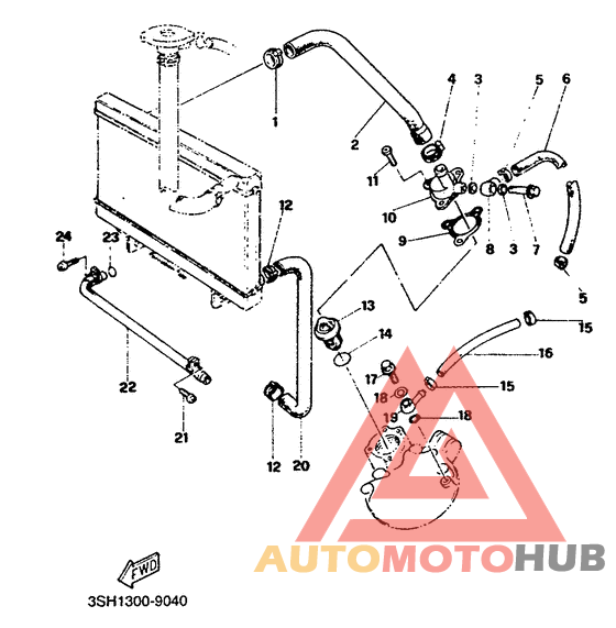 Hose for radiator