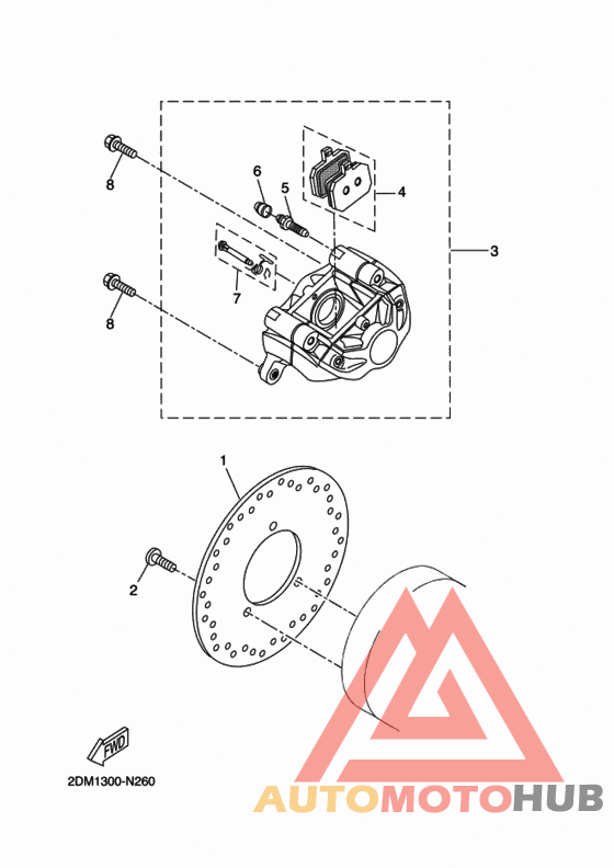 Задний суппорт