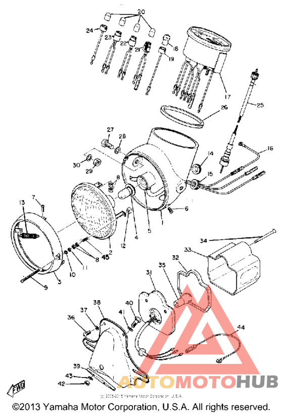 Head lamp & tail lamp