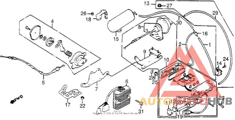 Gl1200l cruise valve + actuator 85
