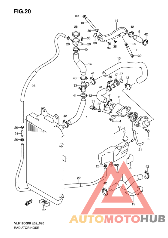 Радиатор hose