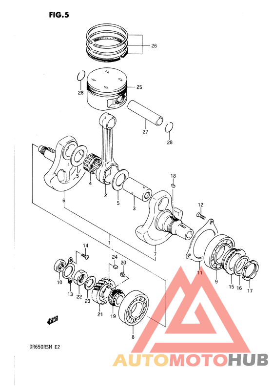 Вал коленчатый