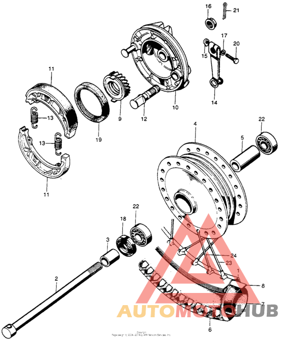 Переднее колесо