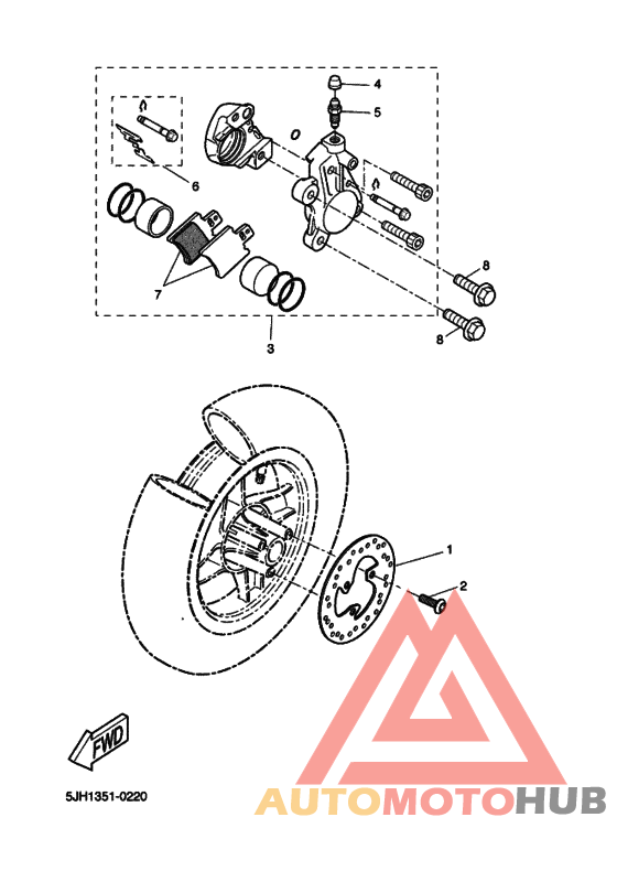 Передний суппорт