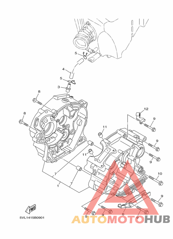 Картер двигателя