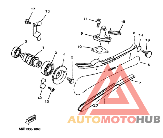 Camshaft. chain