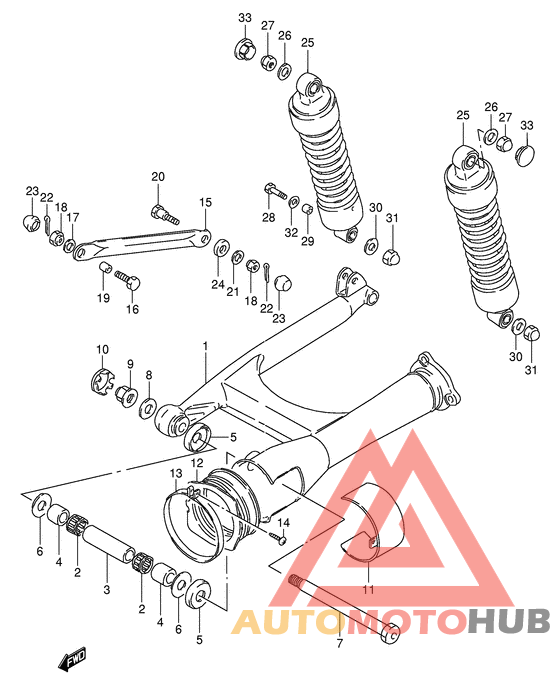 Маятник задний