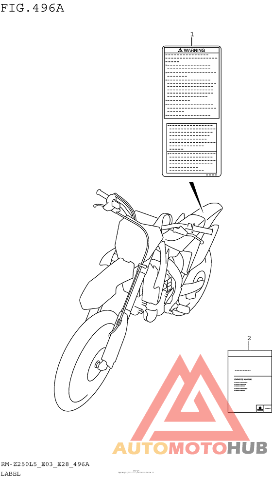 Label (Rm-Z250L5 E03)