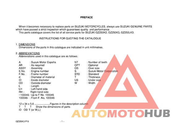 Catalog preface