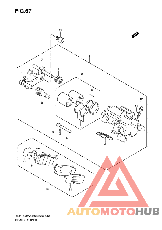 Задний суппорт