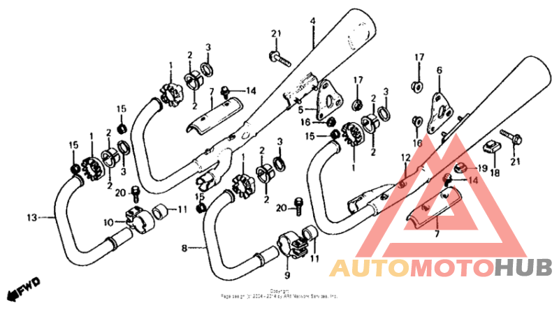 Cb650 muffler 80-82