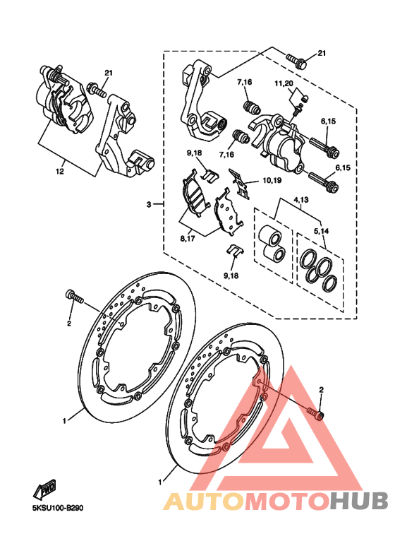 Передний суппорт