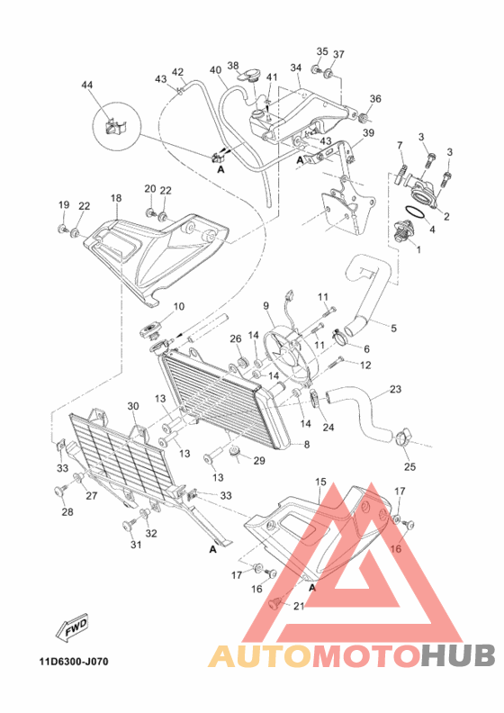 Радиатор и шланг